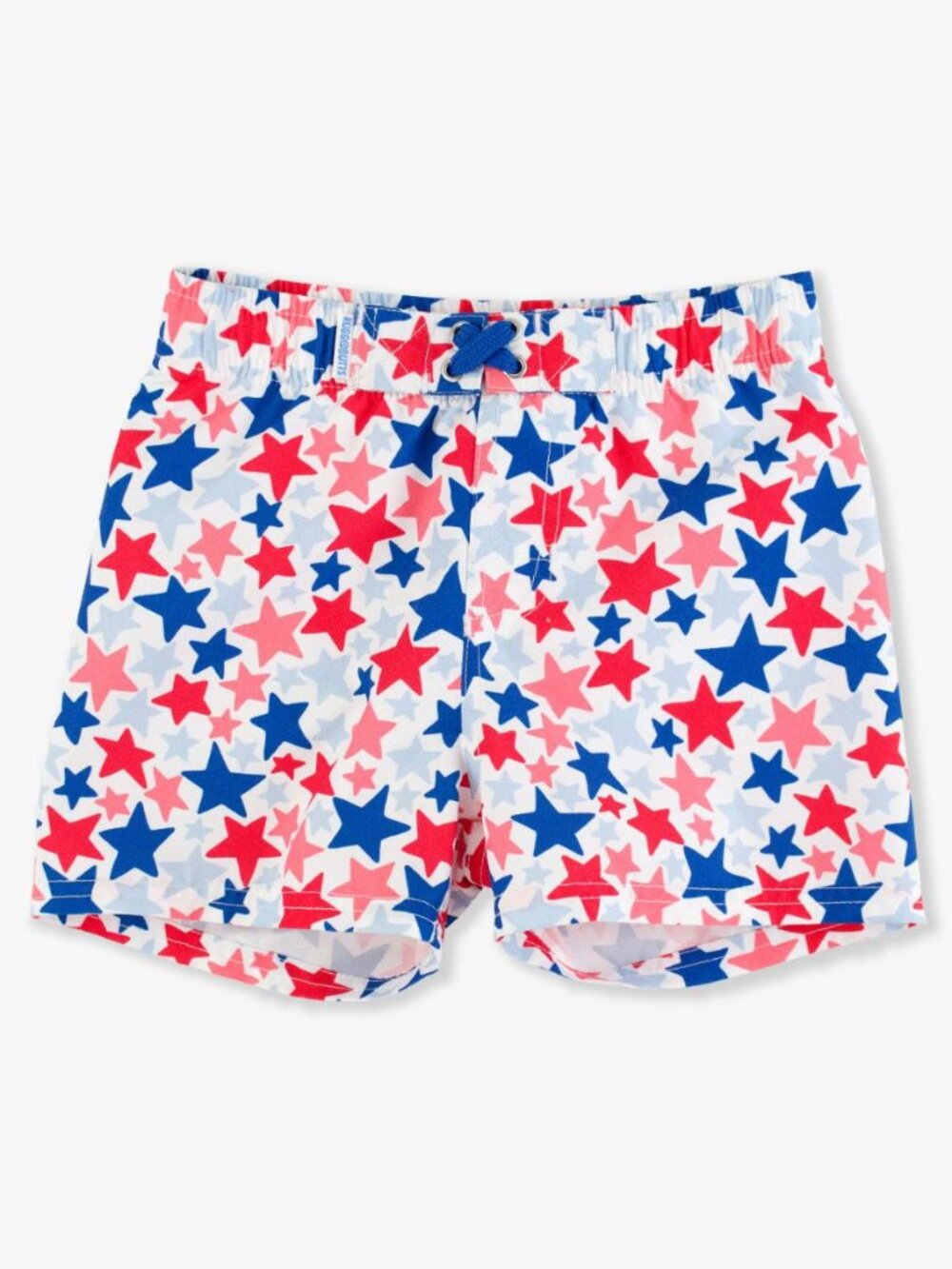 Rugged Butts Star-Spangled Swim Trunks - Red, White & Blue - Boys' Size 4T